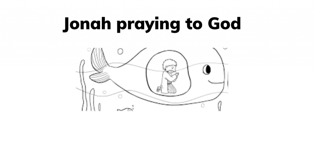 man praying in stomach of whale