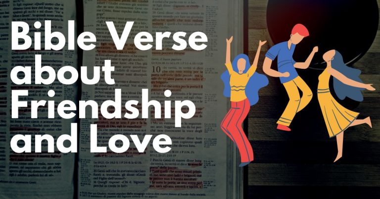 Bible Verse about friendship and love