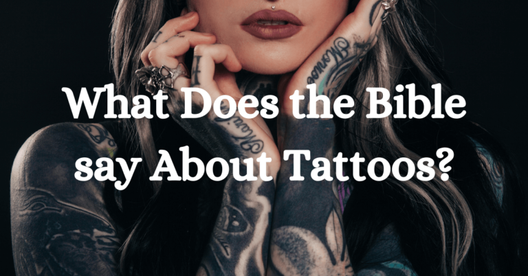 what does the bible say about tattoos